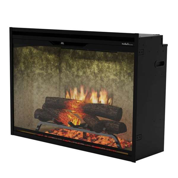 Revillusion 36in Built-In Firebox - Weathered Concrete - REV36-WC