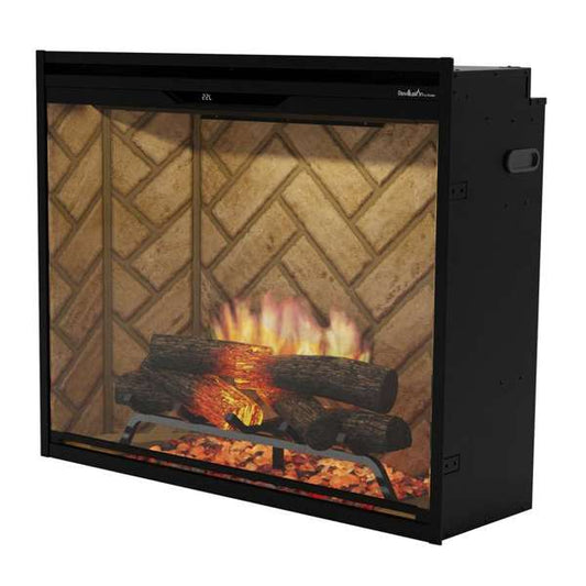 Revillusion 36in Portrait Built-In Electric Firebox - Herringbone - REV36P-HB