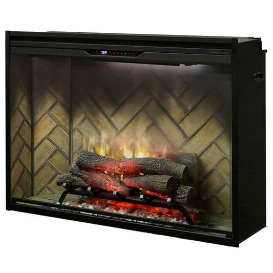 Revillusion 42in Built-In Electric Firebox - Herringbone - REV42-HB