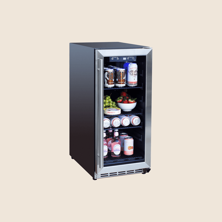 Summerset 15″ 3.2 Cu. Outdoor Rated Refrigerator w/ Glass Door