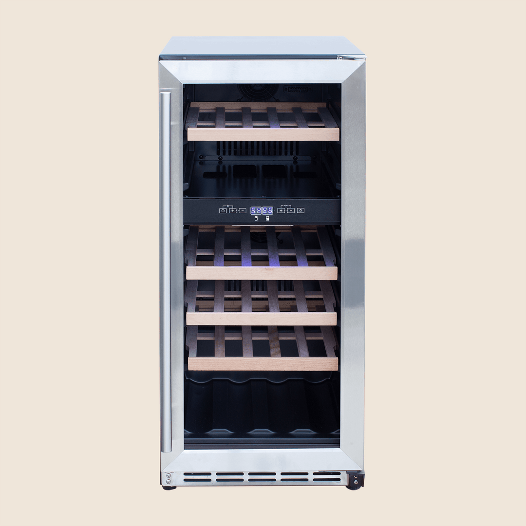 Summerset 15″ 3.2 Cu. Outdoor Rated Dual Zone Wine Cooler