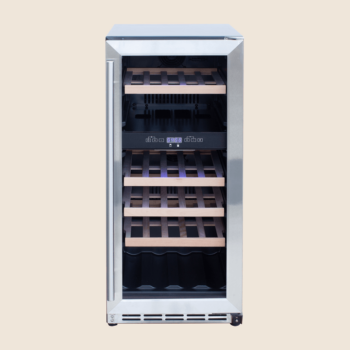 Summerset 15″ 3.2 Cu. Outdoor Rated Dual Zone Wine Cooler