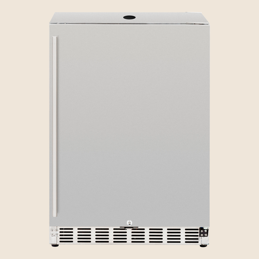 24″ 6.6 Cu. Deluxe Outdoor Rated Kegerator – No Tap
