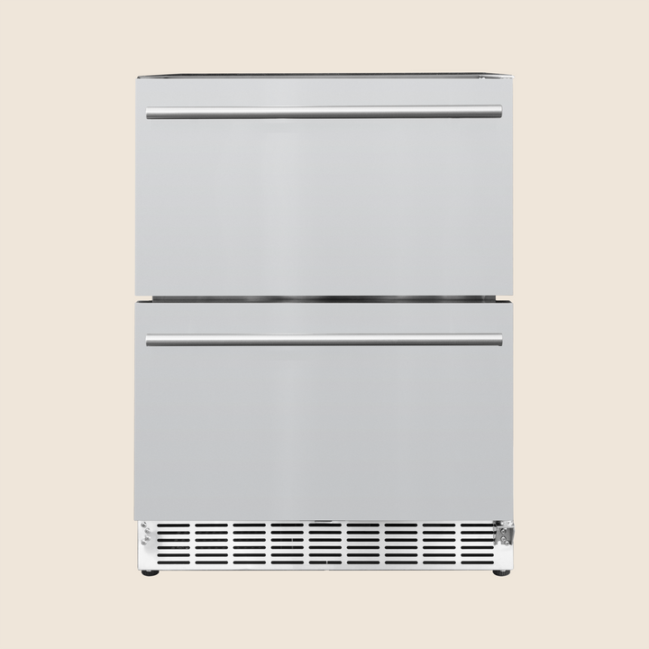 Summerset 24″ 5 Cu. Deluxe Outdoor Rated 2-Drawer Refrigerator