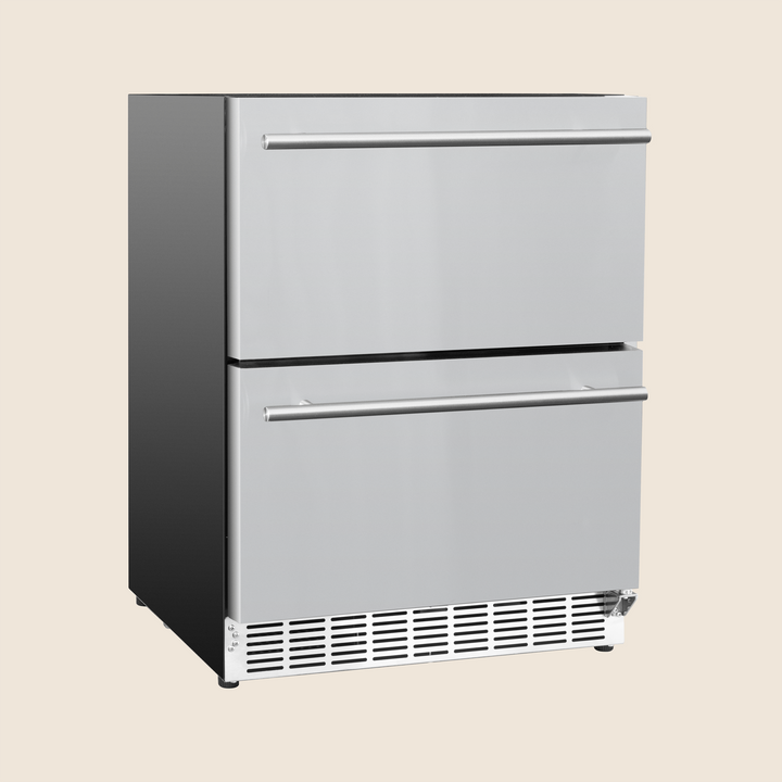 Summerset 24″ 5 Cu. Deluxe Outdoor Rated 2-Drawer Refrigerator