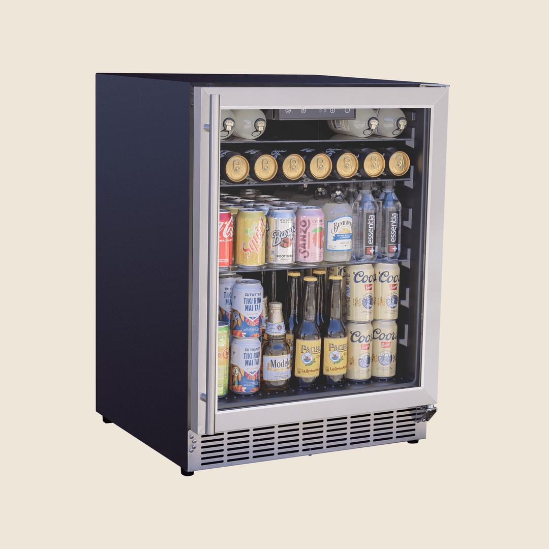 Summerset 24″ 5 Cu. Outdoor Rated Refrigerator w/ Glass Door