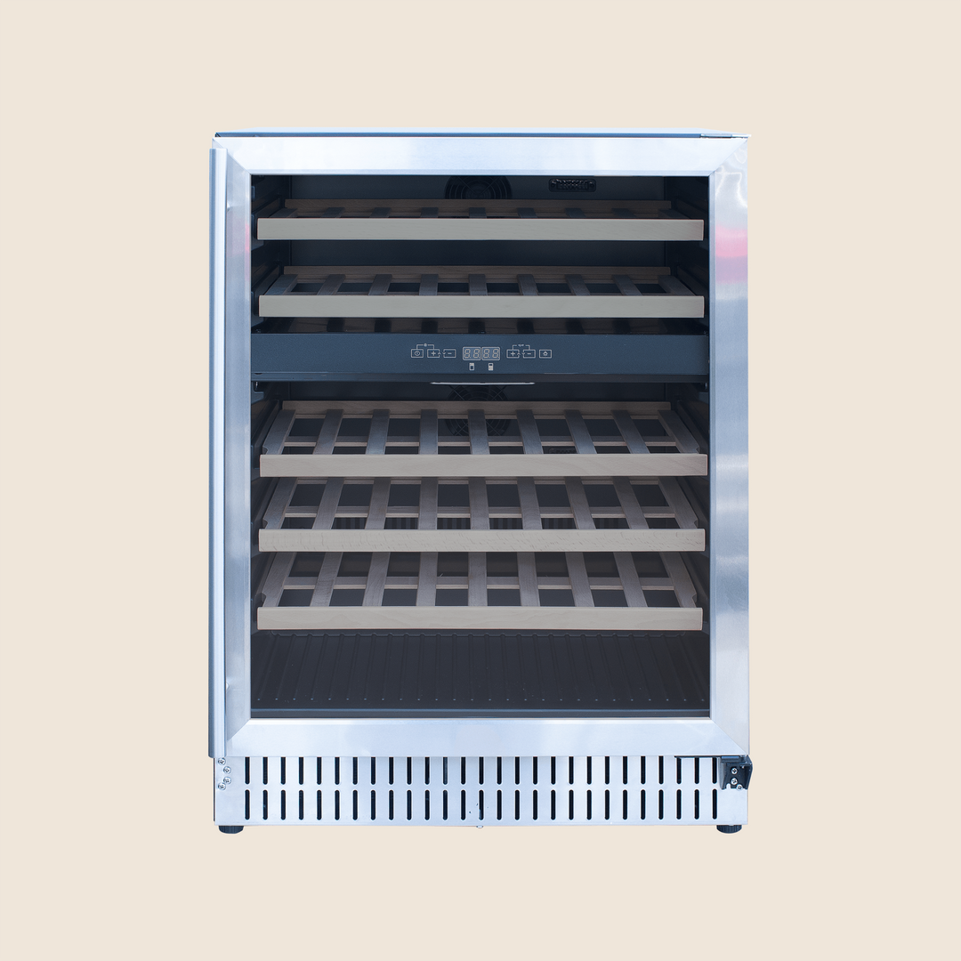 Summerset 24″ 5.3 Cu. Outdoor Rated Dual Zone Wine Cooler