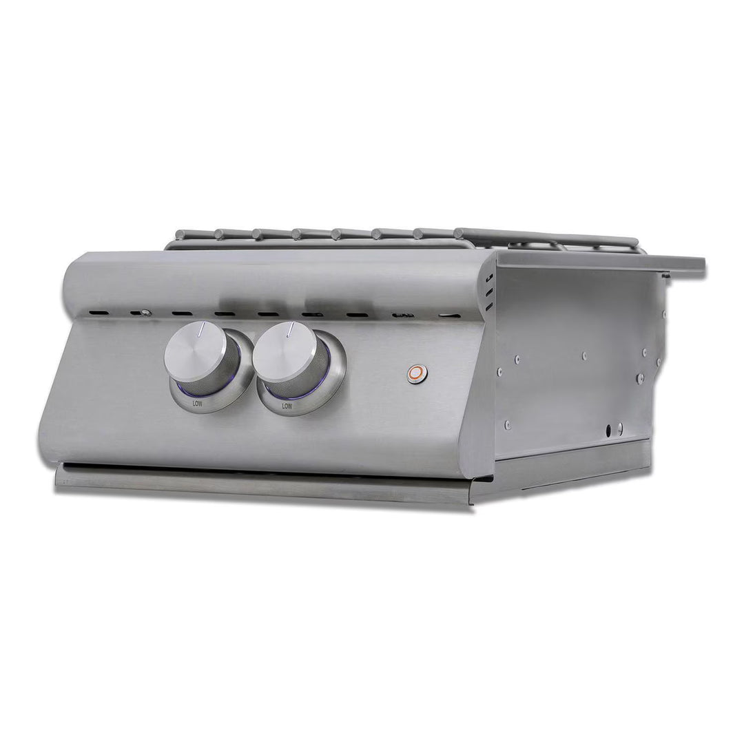 Blaze LTE+ Built-In Gas Power Burner with Wok Ring &amp; Stainless Steel Lid