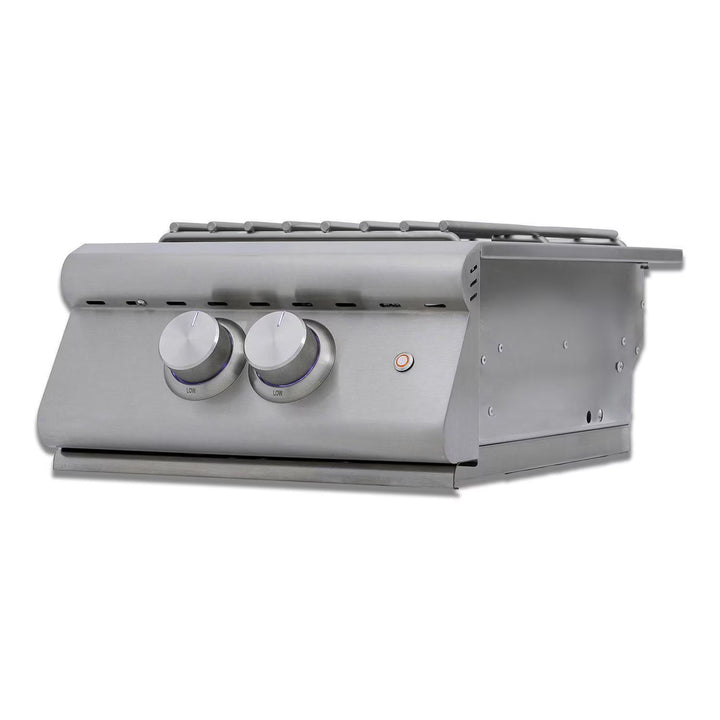 Blaze LTE+ Built-In Gas Power Burner with Wok Ring &amp; Stainless Steel Lid