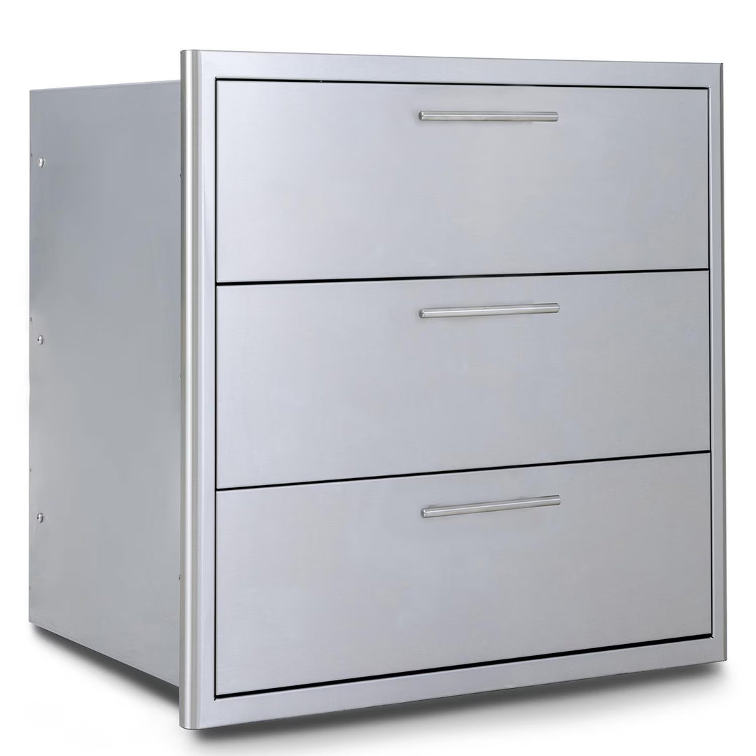 Blaze 30-Inch Stainless Steel Triple Access Drawer