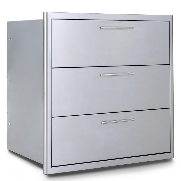 Blaze 30-Inch Stainless Steel Triple Access Drawer