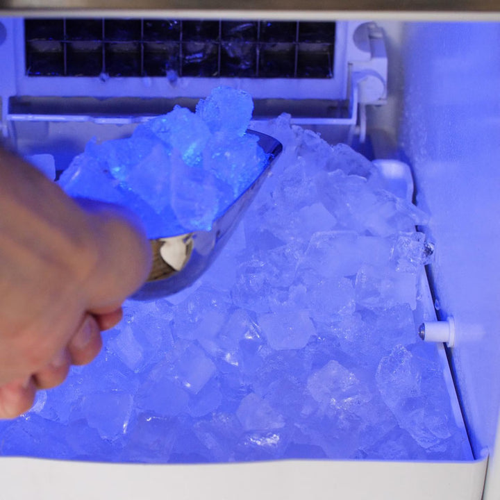 Blaze 50 Lb. 15-Inch Outdoor Rated Ice Maker with Gravity Drain