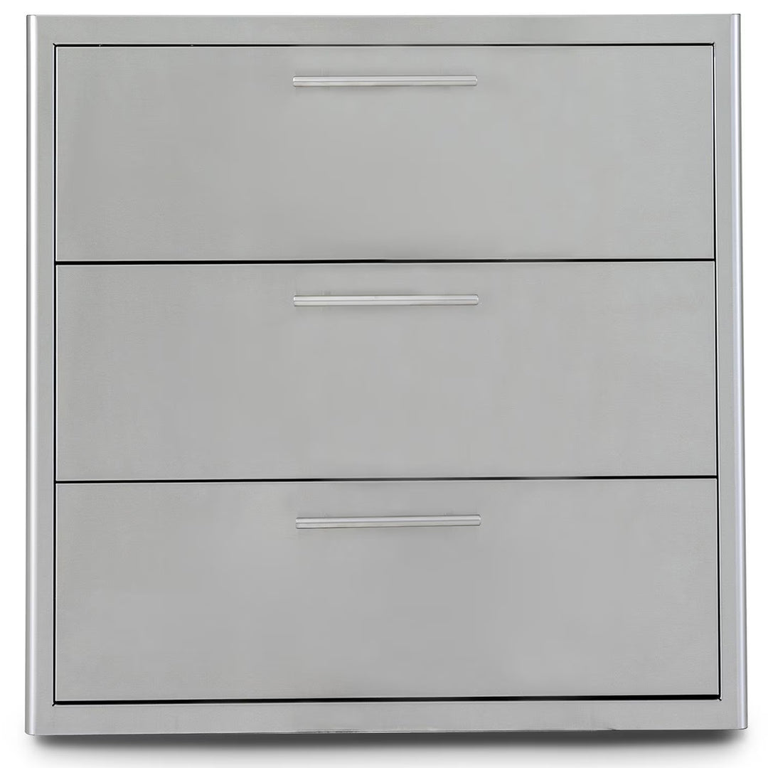 Blaze 30-Inch Stainless Steel Triple Access Drawer