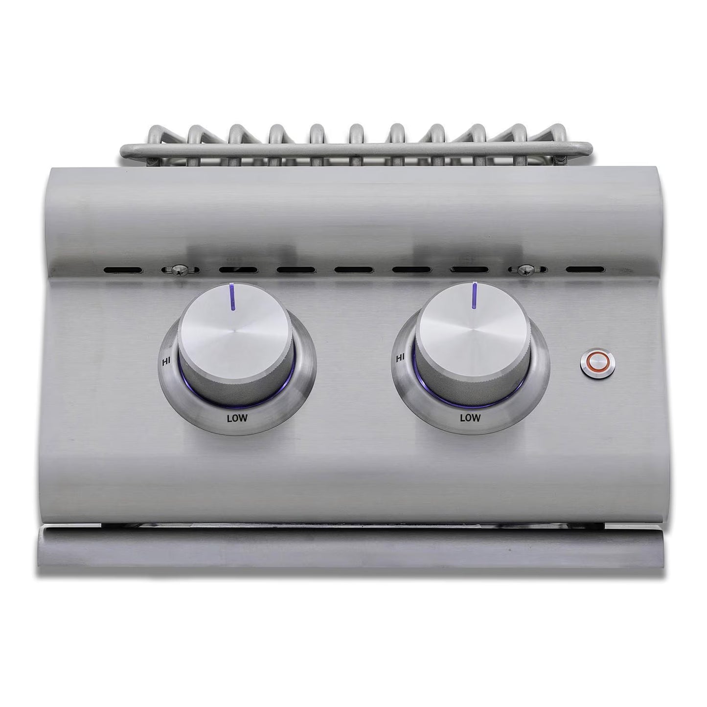 Blaze LTE+ Propane & Natural Gas Stainless Steel Double Side Burner w/ Lid