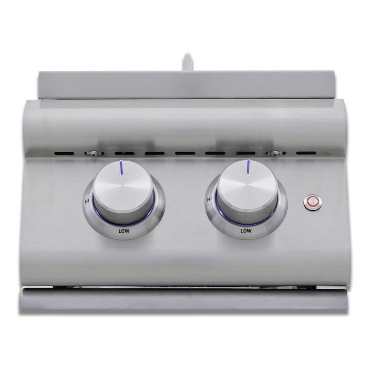 Blaze LTE+ Gas Double Side Burner with Lid