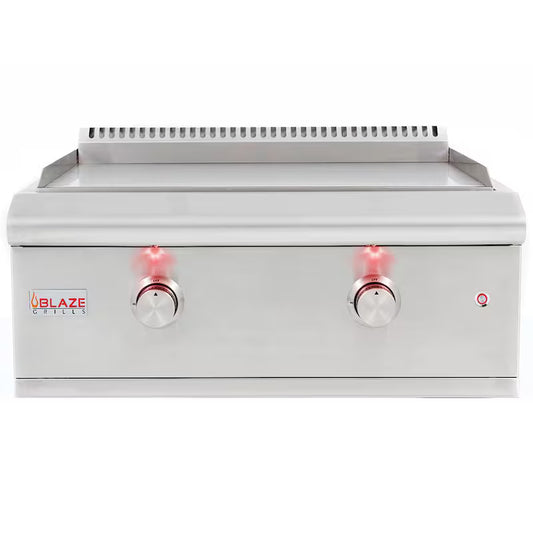Blaze LTE 30-Inch Built-In Propane/Natural Gas Griddle w/ Lights