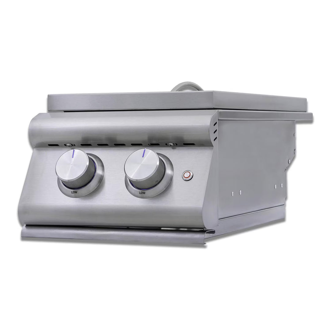 Blaze LTE+ Gas Double Side Burner with Lid