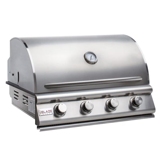 Blaze LBM 32-Inch 4-Burner Built-In Propane & Natural Gas Grill