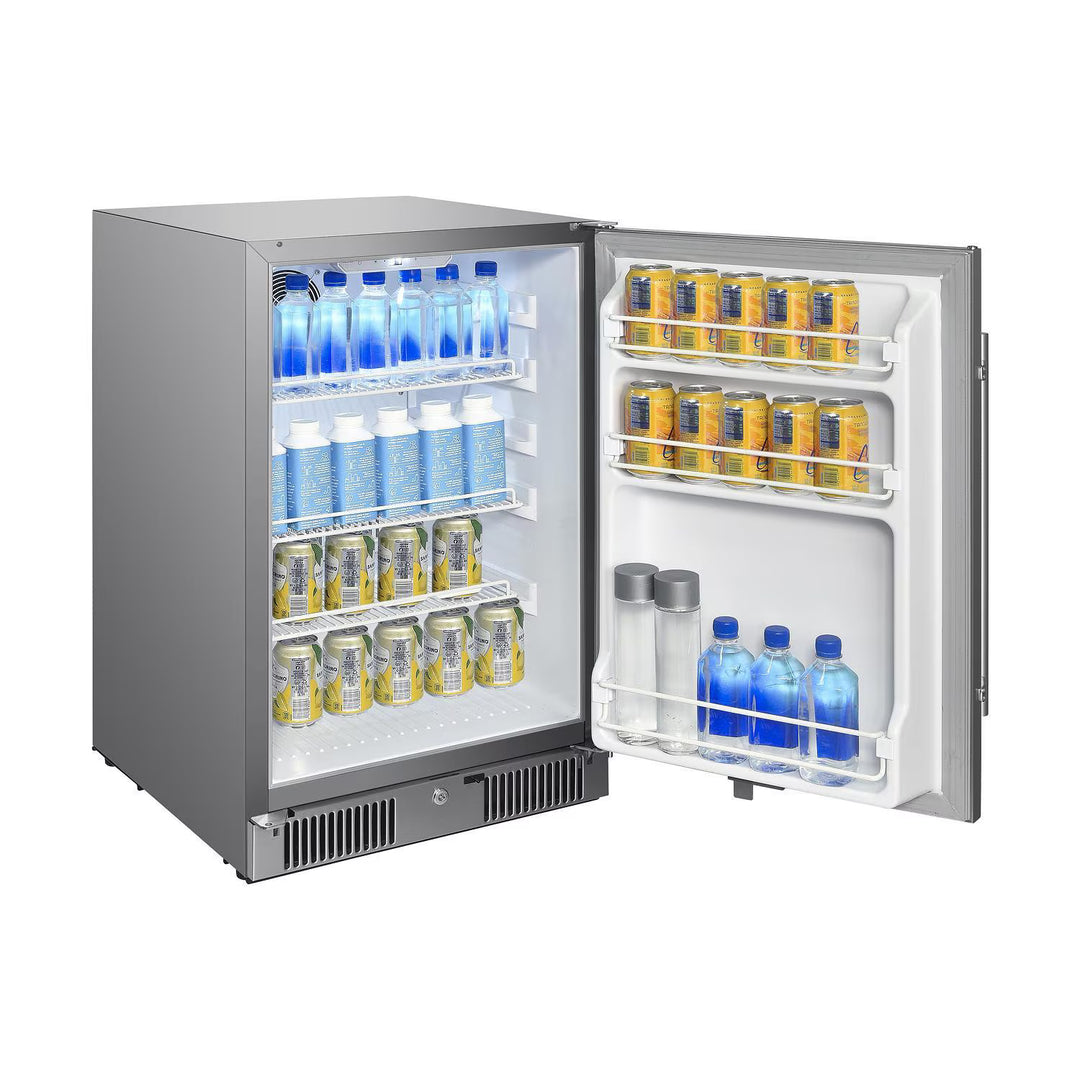 Blaze 20-Inch 4.3 Cu. Ft. Outdoor Rated Refrigerator with Lock