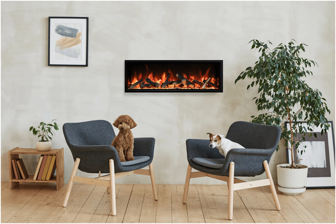 Amantii Symmetry Bespoke Xtra Tall Electric Fireplace